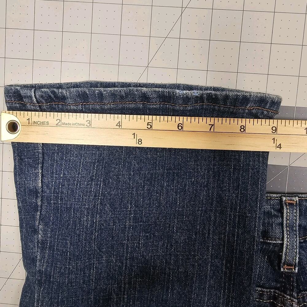 Vintage Levis 518 Jeans Womens 5 Short 30x30 SuperLow Bootcut Flare Stretch Y2K - Picture 14 of 16